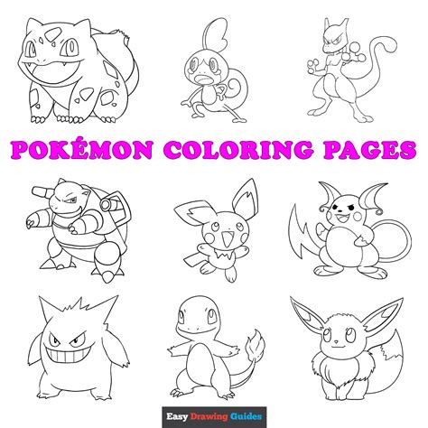 pokemon coloring page|free printables pokemon coloring sheets.